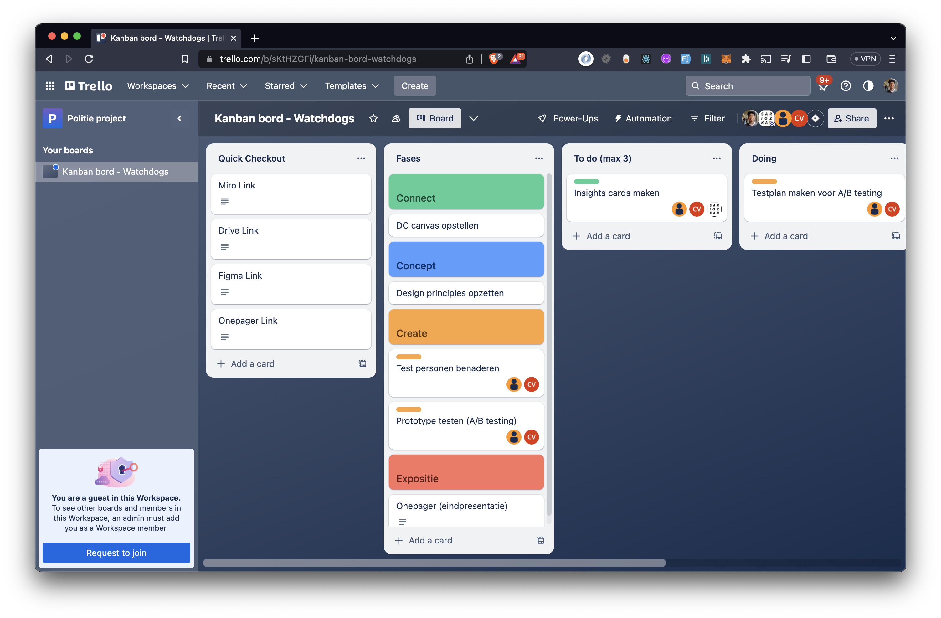Trello board